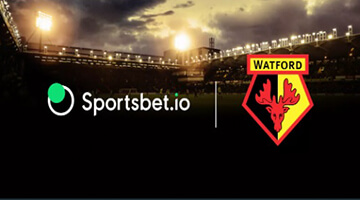 Sportsbet.io is new Watford's shirt sponsor