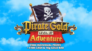 Win a 1kg Gold Bar with Bitstarz Pirate Gold Level up Adventure