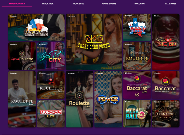 Frank and Fred Live Casino Offer