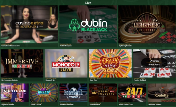 Dublin Bet Live Casino