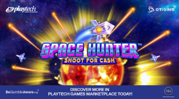 Space Hunt: Shoot for Cash adalah slot bergaya arcade shooter pertama