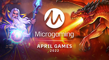 Microgaming game selection for April 2022