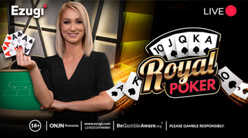 Ezugi Enriches Live Casino Assortment with Royal Poker