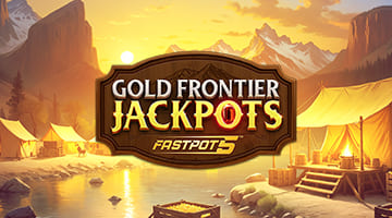 Gold Frontier Jackpots video slot logo