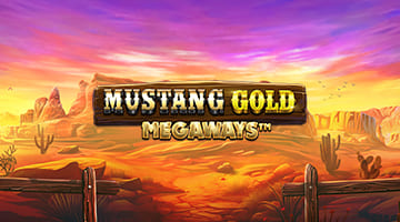 Mustang Gold Megaways video slot logo