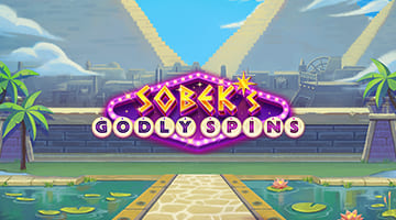 Sobek’s Godly Spins video slot logo