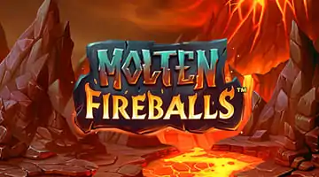 Molten Fireballs video slot logo