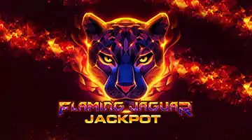 Flaming Jaguar Jackpot video slot logo